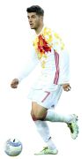 Alvaro Morata football render