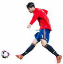 Alvaro Morata football render