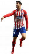 Álvaro Morata football render