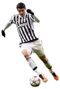 Alvaro Morata football render