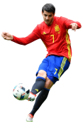 Alvaro Morata football render