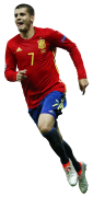 Alvaro Morata football render