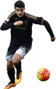 Alvaro Morata football render