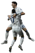 Alvaro Morata & Lucas Vazquez football render