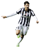 Alvaro Morata football render