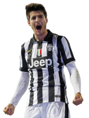 Alvaro Morata football render