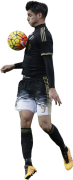 Alvaro Morata football render