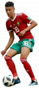 Amine Harit football render