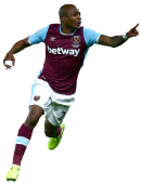 Andre Ayew football render