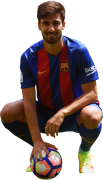 Andre Gomes football render