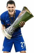 Andreas Christensen football render