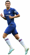 Andreas Christensen football render