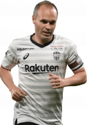 Andrés Iniesta football render