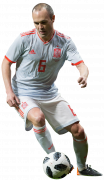 Andres Iniesta football render