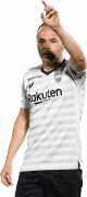 Andrés Iniesta football render