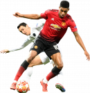 Angel Di Maria & Marcus Rashford football render