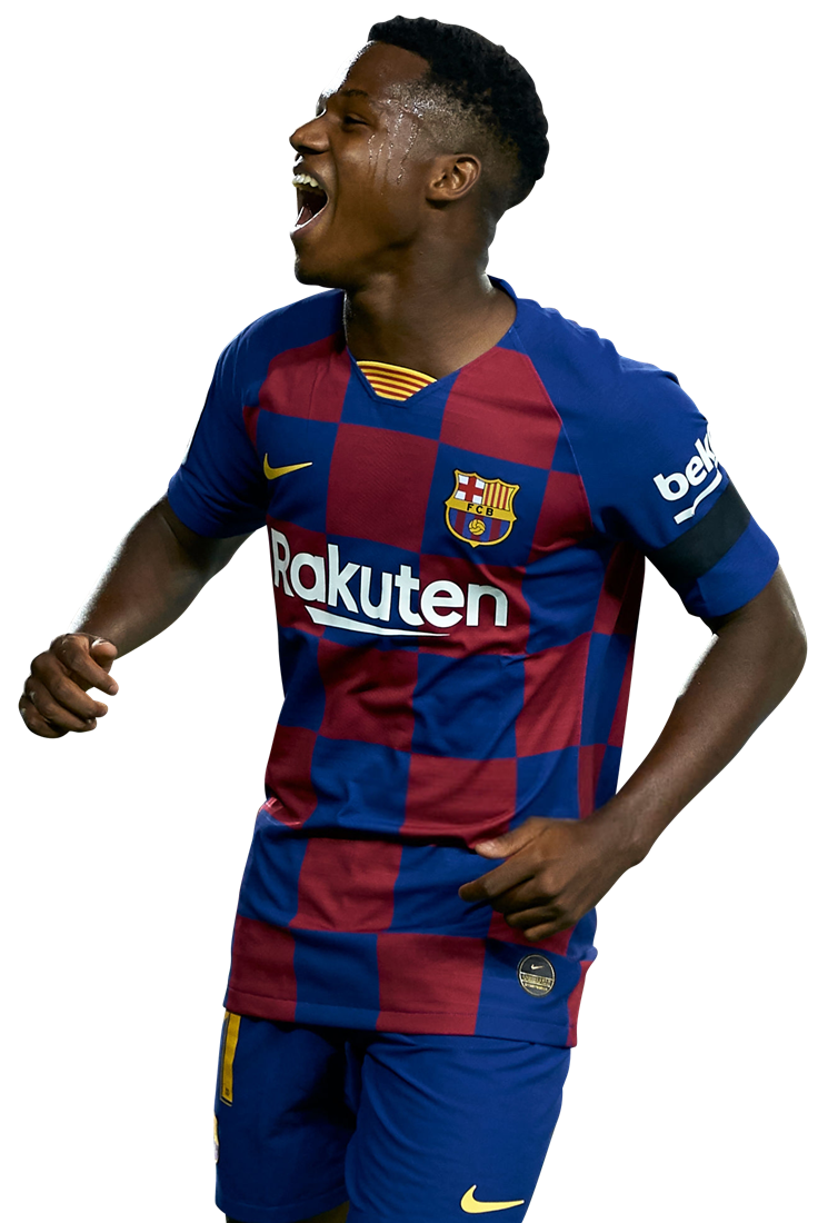 Ansu Fati football render - 61619 - FootyRenders