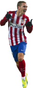 Antoine Griezmann football render