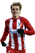 Antoine Griezmann football render