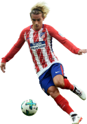 Antoine Griezmann football render