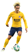 Antoine Griezmann football render