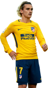 Antoine Griezmann football render