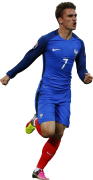 Antoine Griezmann football render