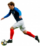 Antoine Griezmann football render