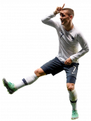 Antoine Griezmann football render