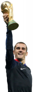 Antoine Griezmann football render