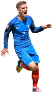 Antoine Griezmann football render