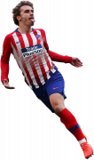 Antoine Griezmann football render