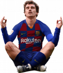 Antoine Griezmann football render