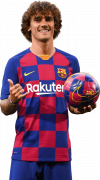 Antoine Griezmann football render