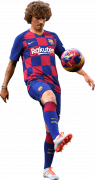 Antoine Griezmann football render