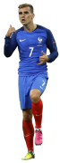 Antoine Griezmann football render