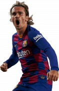 Antoine Griezmann football render