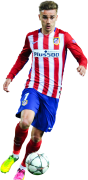 Antoine Griezmann football render