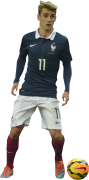 Antoine Griezmann football render