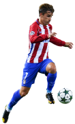 Antoine Griezmann football render