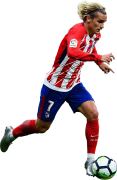 Antoine Griezmann football render