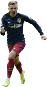 Antoine Griezmann football render