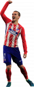 Antoine Griezmann football render