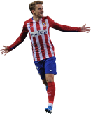 Antoine Griezmann football render