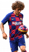 Antoine Griezmann football render