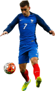 Antoine Griezmann football render