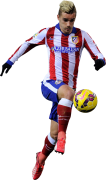 Antoine Griezmann football render