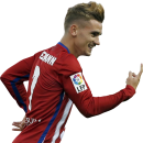 Antoine Griezmann football render