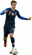 Antoine Griezmann football render