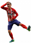 Antoine Griezmann football render